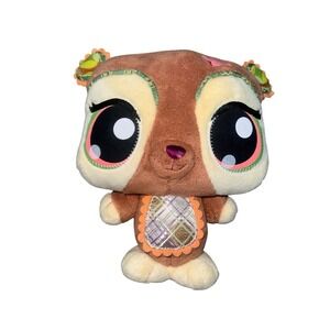 Hasbro Littlest Pet Shop LPS Bear Plush Stuffed Animal Soft Toy 2009